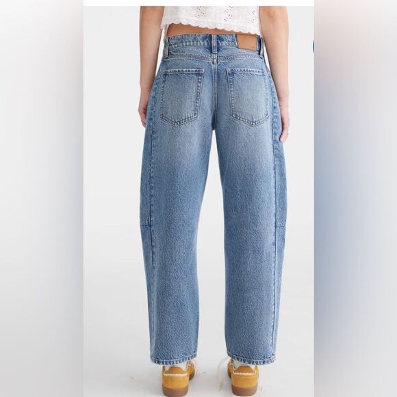 Aeropostale Barrel Jeans Size 0 - Picture 2 of 10